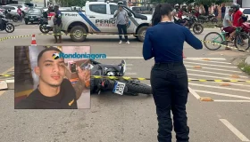 Jovem é executado a tiros em cima de moto, ao lado da esposa em Porto Velho