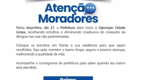 Prefeitura de Rolim de Moura inicia Operação Cidade Limpa no bairro Jardim...