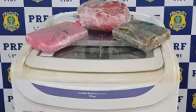 TRÁFICO DE DROGAS: PRF apreende drogas em ônibus de viagem