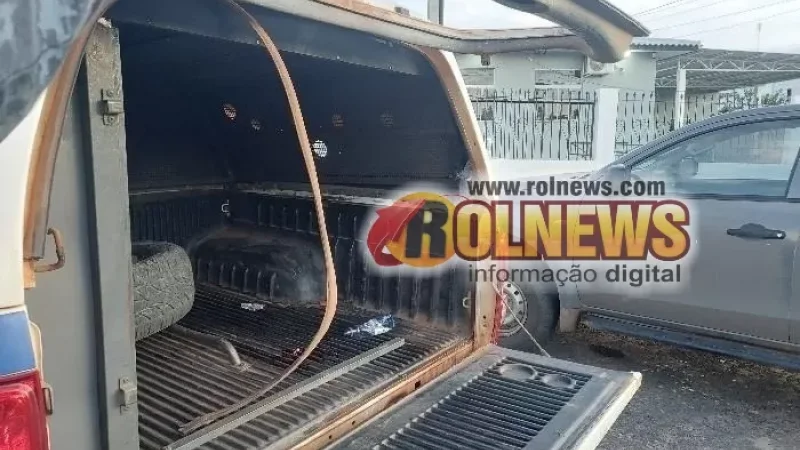 Foto 3 da matéria: Três pessoas são presas após danos a viaturas da Polícia Militar em Santa Luzia do Oeste