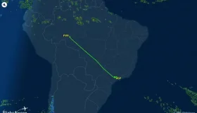 Avião que saiu de Porto Velho para SP é desviado por causa de drones; mais de...