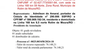 COMUNICADO DE RECEBIMENTO DE RECURSO E PUBLICAÇÃO