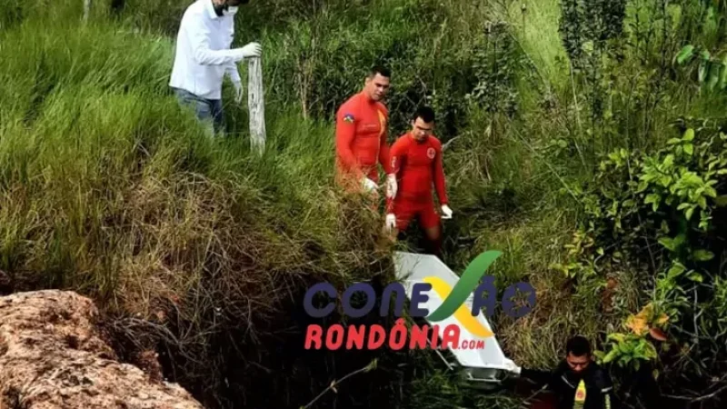 Foto 1 da matéria: Corpo é encontrado em represa no Distrito de Nova Esperança, em Espigão do Oeste