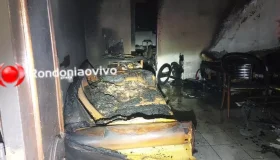 Filho incendeia residência da própria mãe em Porto Velho