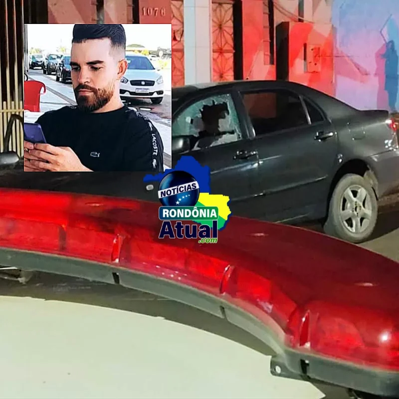 Homem é encontrado 'crivado' de bala dentro de Corolla em Ouro Preto do Oeste