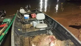 Homem é preso por caça ilegal de capivara e porte de arma na zona rural de...