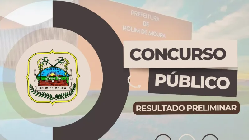 IBADE divulga resultado preliminar do concurso público da Prefeitura de Rolim de Moura e demais órgãos municipais