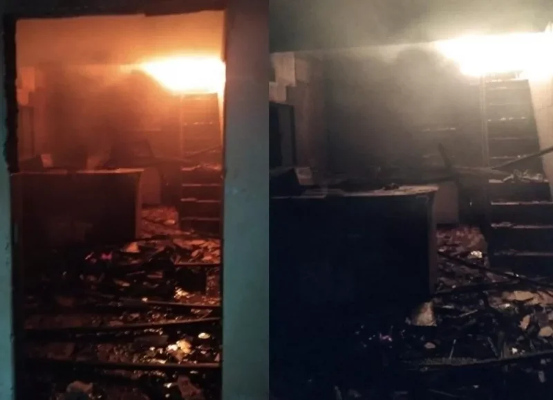 Incêndio atinge residência em Seringueiras na madrugada deste domingo