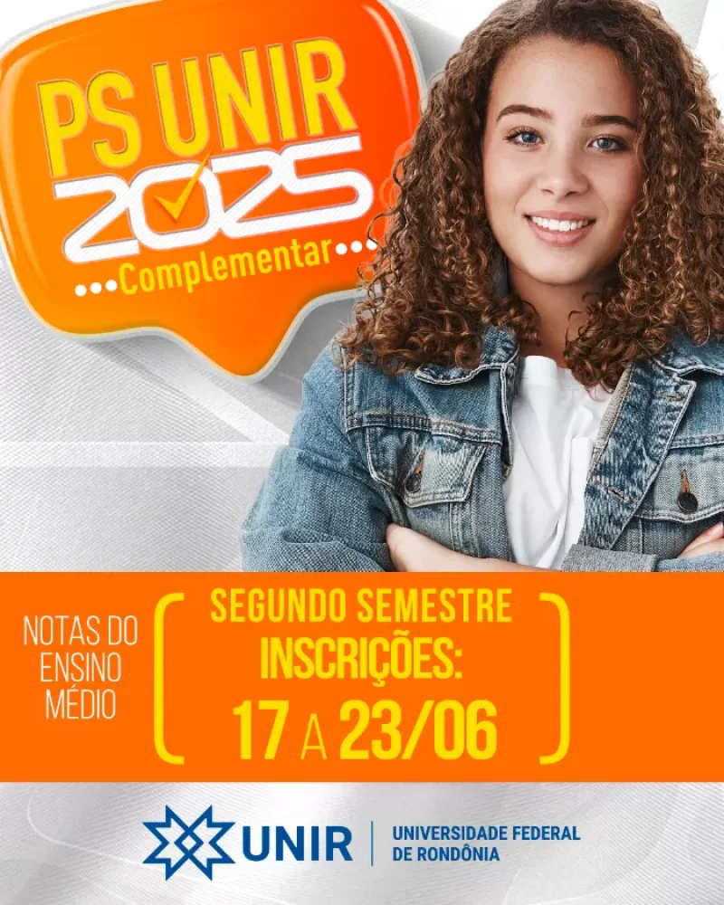UNIR abre inscrições para cursos de graduação com seleção pelas notas do Ensino Médio