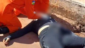 Vítima de acidente no Centro de Rolim de Moura é transferida em estado grave...