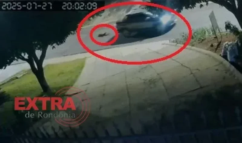 Câmeras flagram veículo arrastando cachorro em rua de Colorado