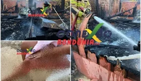 Incêndio destrói casa em Cacoal e mãe sofre queimaduras ao salvar filha de...