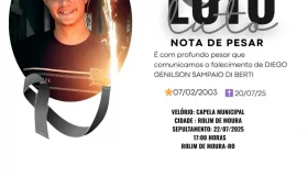 Rapaz de 23 anos que morreu afogado em Chupinguaia será sepultado nesta...