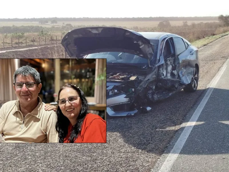 Casal de Vilhena morre em acidente trágico na BR-070 durante viagem - Foto: Reprodução