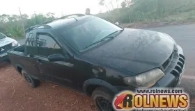 Veículo furtado é localizado abandonado na RO-490, próximo ao Morro do...
