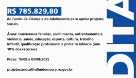 CMDCA de Rolim de Moura lança Edital 001/2025 que contempla entidades com...