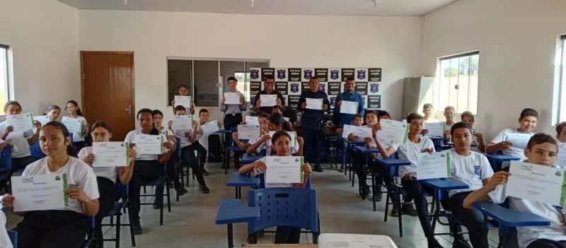 Alto Alegre: Policia Mirim recebe palestra sobre educação ambiental