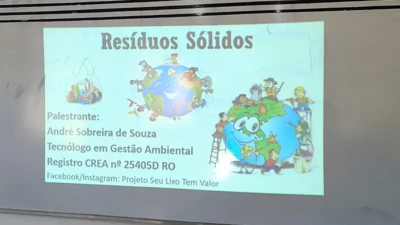 Foto 1 da matéria: Alto Alegre: Policia Mirim recebe palestra sobre educação ambiental