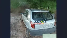 Polícia Militar recupera veículo furtado na zona rural de Pimenta Bueno