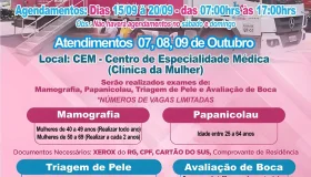 Carreta da Prevenção do Hospital de Amor oferece exames gratuitos em Rolim de...