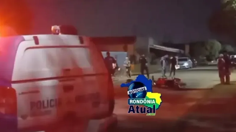 Foto 2 da matéria: Ciclista morre em colisão com motocicleta no bairro Santiago, em Ji-Paraná