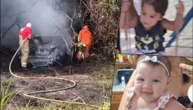 Crianças que morreram carbonizadas em acidente na BR-429 eram de Alto Alegre...