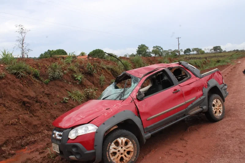 Homem morre em grave acidente na zona rural de Parecis