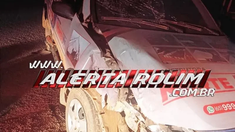 Foto 1 da matéria: Motociclista de 57 anos morre após colisão com Fiat Strada em Rolim de Moura
