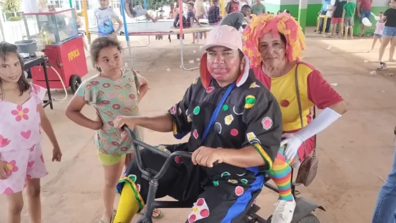 Foto 5 da matéria: Associação AERESC realiza 5ª Festa do Dia das Crianças com muita alegria e solidariedade