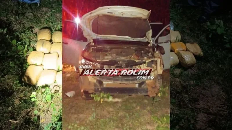 Foto 4 da matéria: Morador de Rolim de Moura é preso com mais de 20 quilos de drogas após capotar caminhonete na RO-010