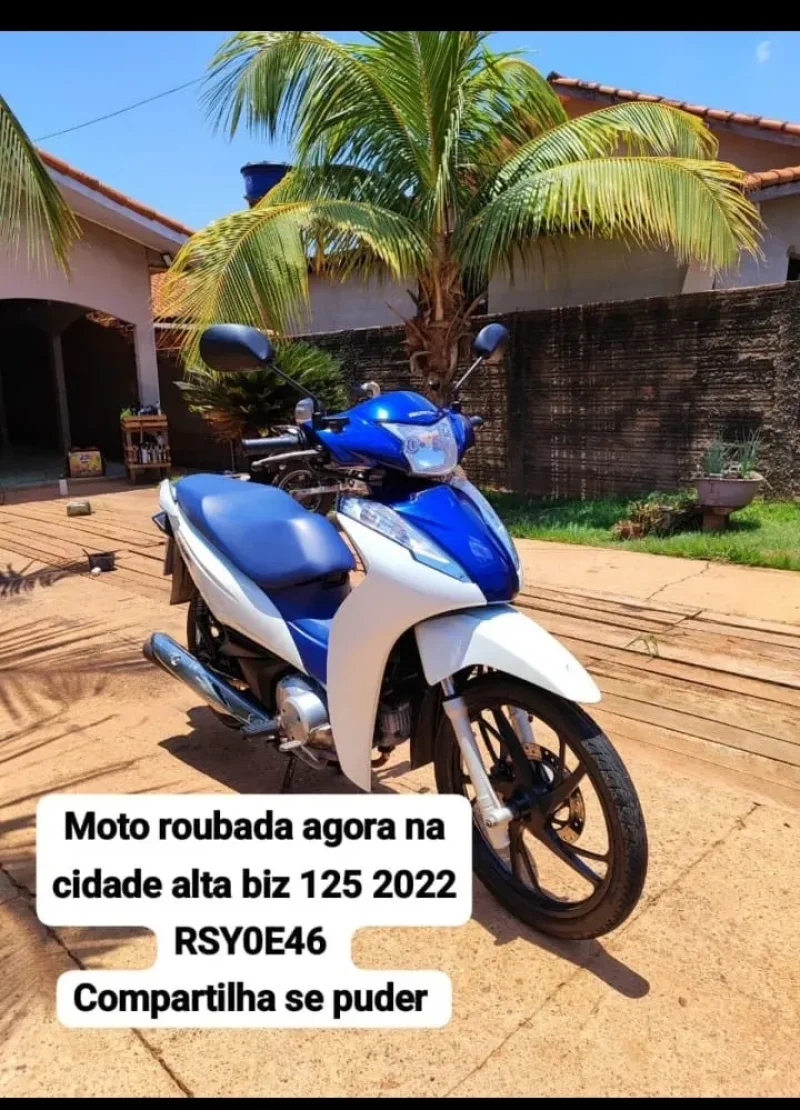 Mulher é rendida por criminosos e tem moto roubada no Loteamento Jatobá 1 em Rolim de Moura