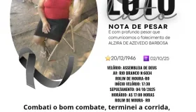 Nota de Pesar: Alzira de Azevedo Barbosa