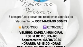 Nota de pesar: José Mariano Gomes