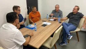 Prefeito Aldo Júlio recebe deputado Allan Queiroz em Rolim de Moura e agradece...