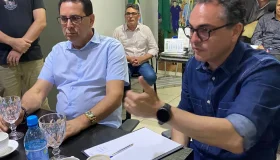 Prefeito Aldo Júlio recepciona vice-governador de Rondônia em visita ao...