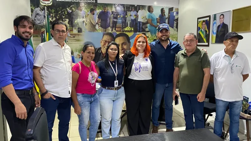 Foto 1 da matéria: Rolim de Moura- Representantes do Grupo Fibro e Bem-Estar se reúne com prefeito Aldo Júlio e deputado Jean Mendonça para discutir ações voltadas as pessoas com fibromialgia