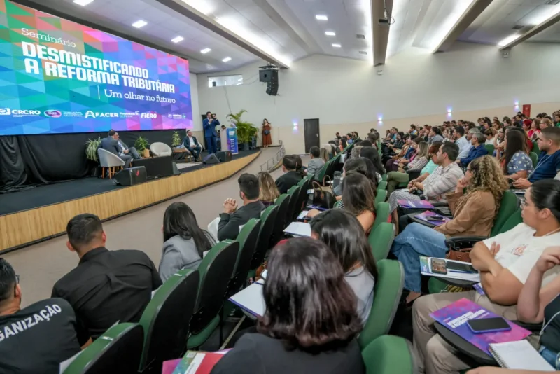 Seminário 'Desmistificando a Reforma Tributária: Um Olhar no Futuro' reúne mais de mil participantes, em Porto Velho