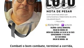 Sepultamento de Jamil Calazans será às 11h