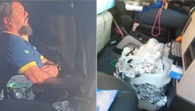 Caminhoneiro que saiu do Acre é amarrado e carreta com suspeita de bomba...