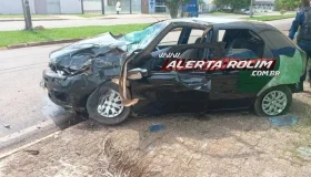 Motorista perde controle de Fiat Pálio e colide contra muro de escola em Rolim...