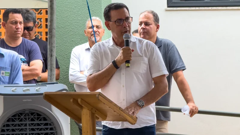 Prefeito Aldo Júlio agradece governador Marcos Rocha durante inauguração da Emater, destaca avanços históricos e busca apoio para realizar cirurgias ortopédicas