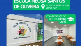 Rolim: Inauguração da ampliação da Escola Neusa Santos de Oliveira será na...