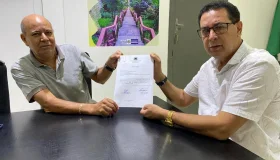 Prefeito Aldo Júlio autoriza construção de campo society em Nova Estrela com...