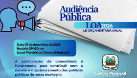 Câmara Municipal realiza Audiência Pública para discutir Lei Orçamentária...