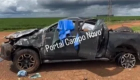 Com destino à Ji-Paraná, família que saiu do Paraná sofre acidente em Campo...