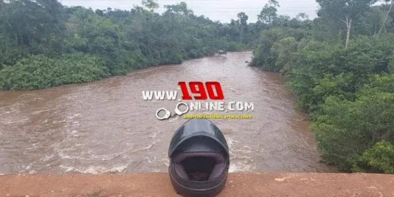 Homem está desaparecido após suspeita pular de ponte, equipe de bombeiros já foram acionadas, em Alta Floresta do Oeste