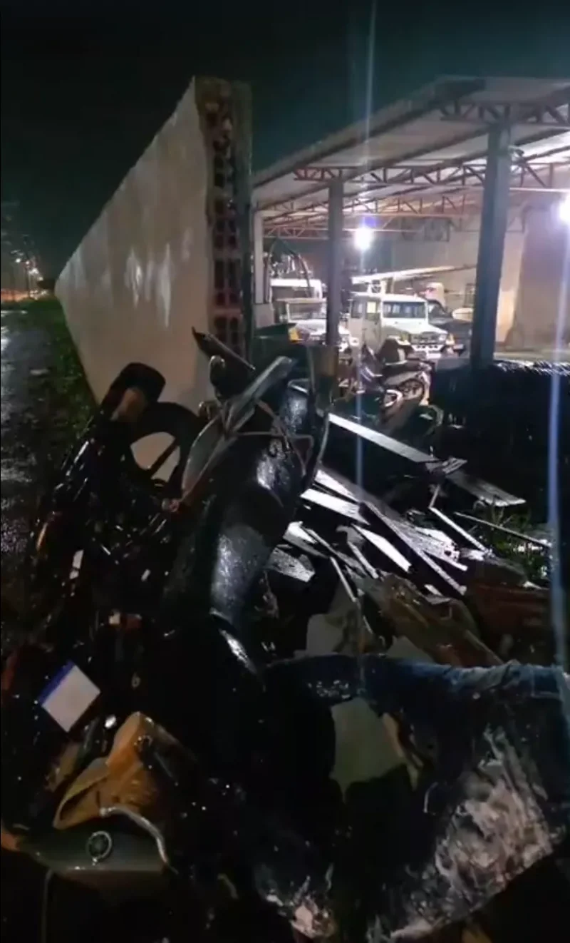 Motociclista morre após atingir muro em forte colisão no loteamento Assis Barroso, em Rolim de Moura