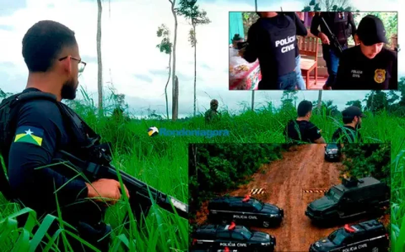 Operação da Polícia Civil de Rondônia no Acre prende um e avança em investigação sobre assassinato de fazendeiro