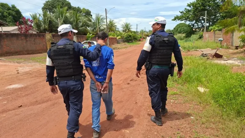 Rolim de Moura: Suspeito de estupro de vulnerável tenta escapar duas vezes, mas acaba preso pela PTRAN