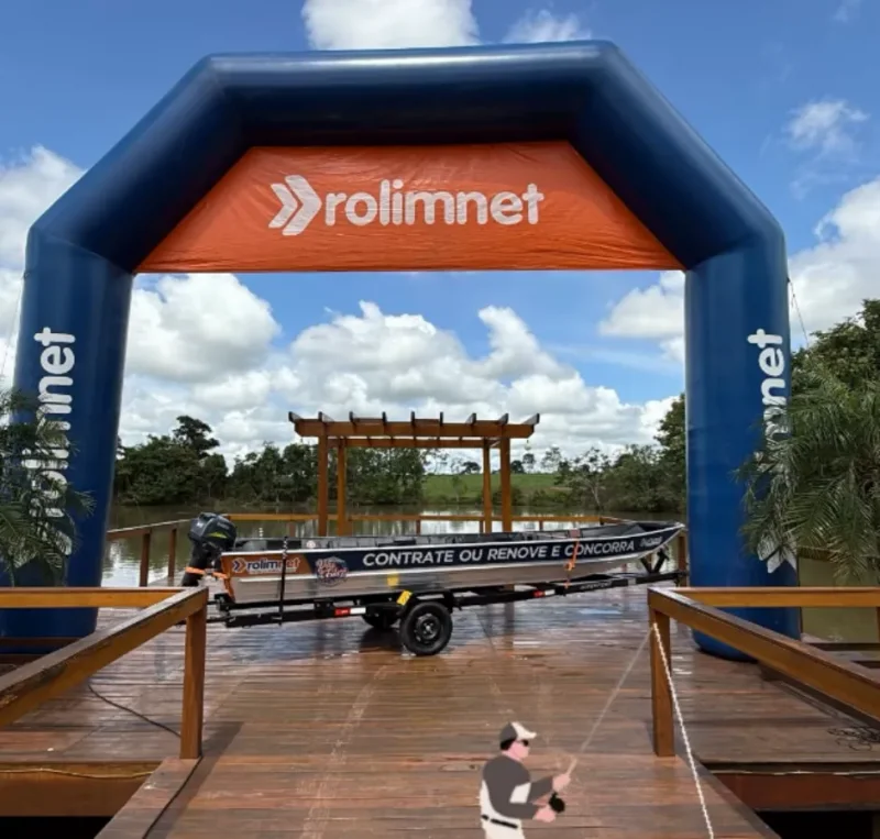 Rolim Net realiza sorteio do Super Kit Pesca da promoção Papai Noel de Fibra
